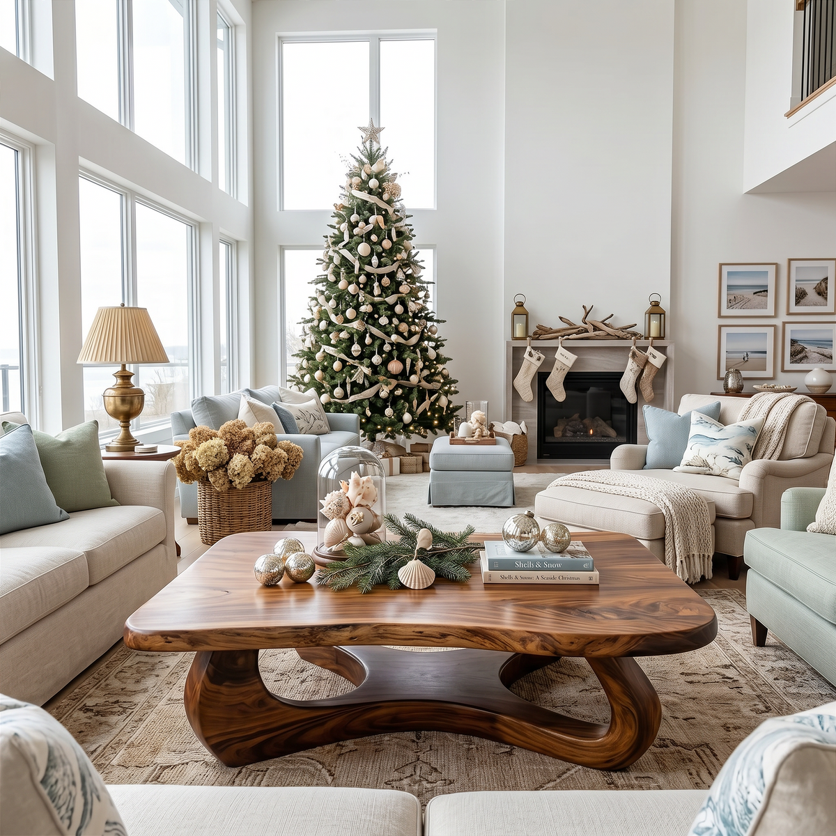 Live Edge Driftwood Coffee Table with Sculptural Organic Form - view 2