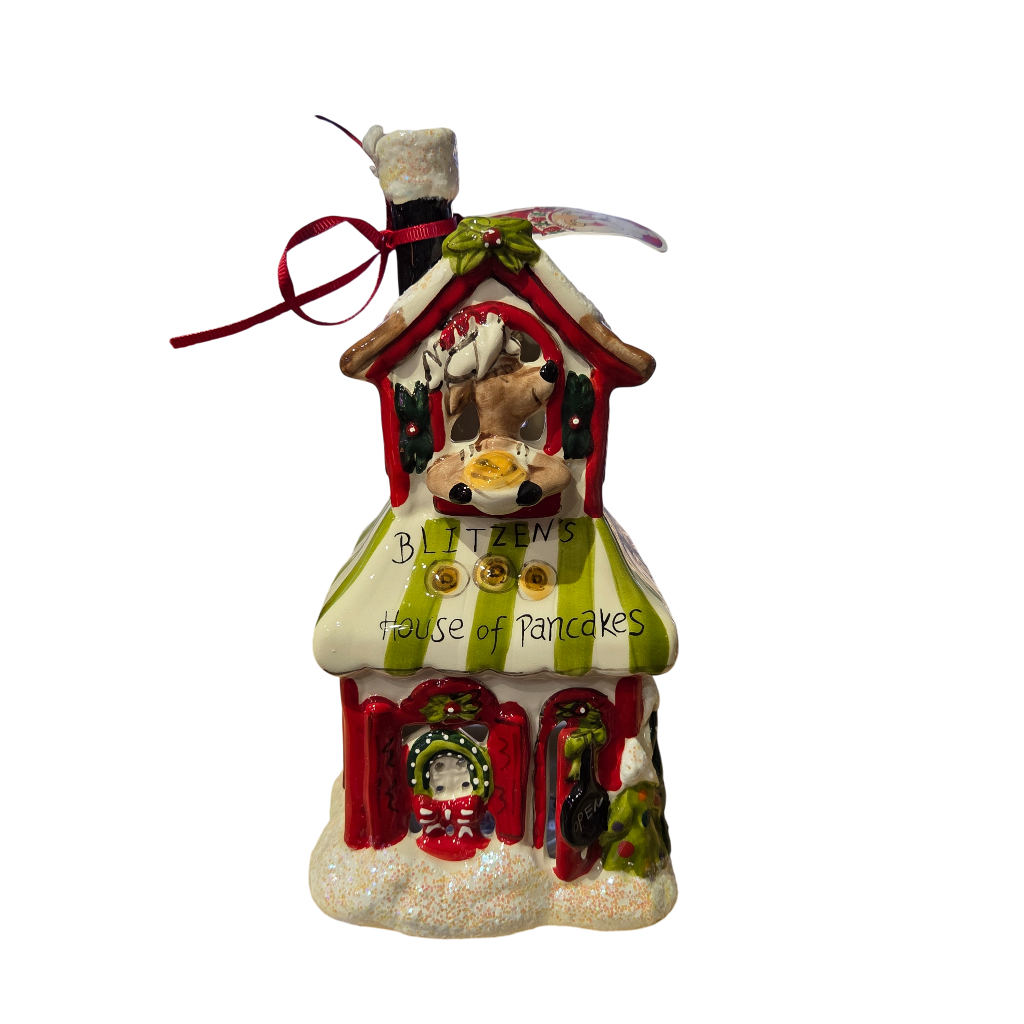 Blitzen's House of Pancakes Tealight Candle House - view 2