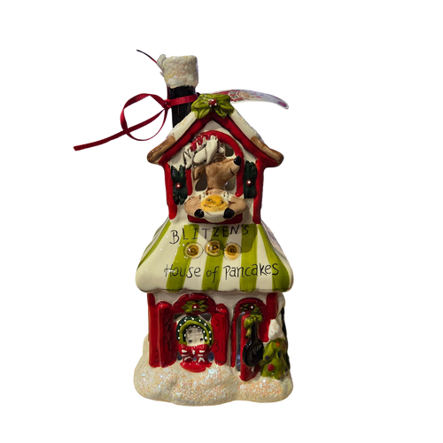 Blitzen's House of Pancakes Tealight Candle House - view 2