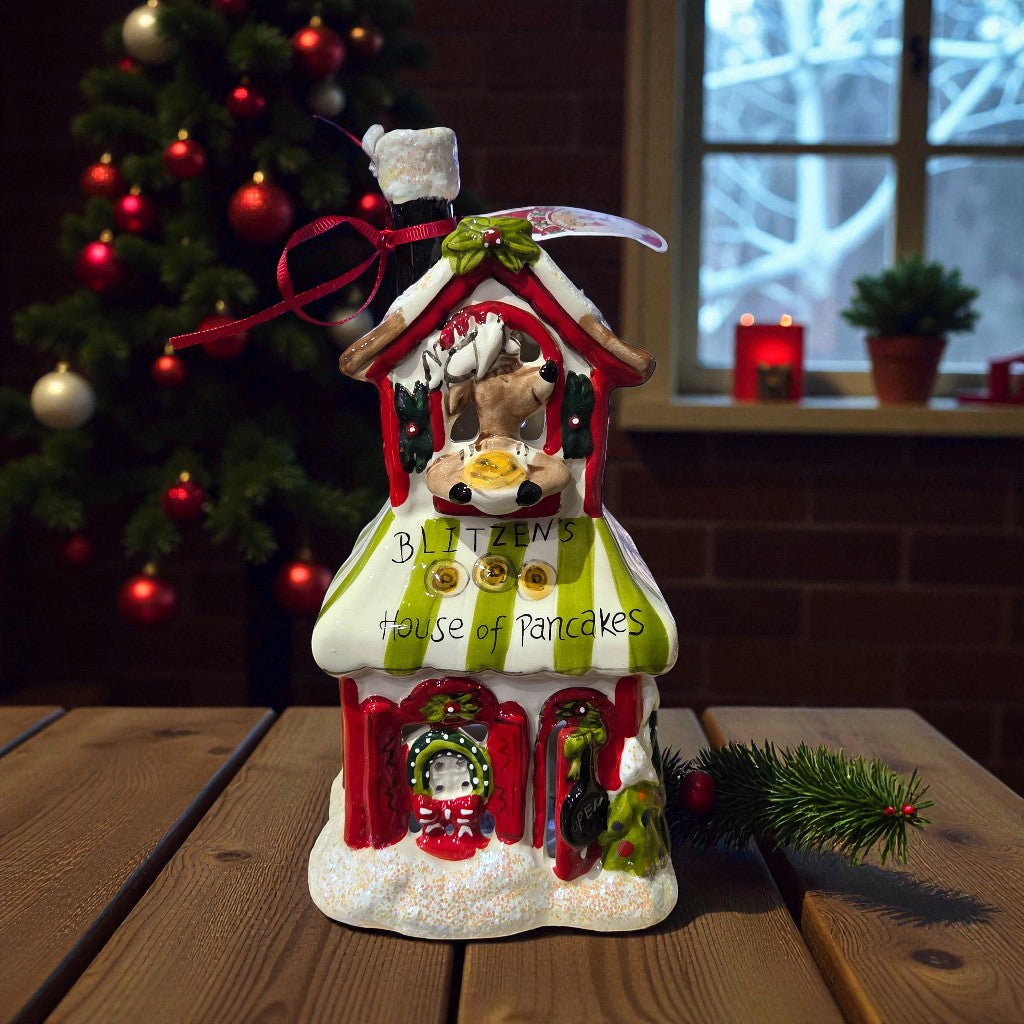 Blitzen's House of Pancakes Tealight Candle House