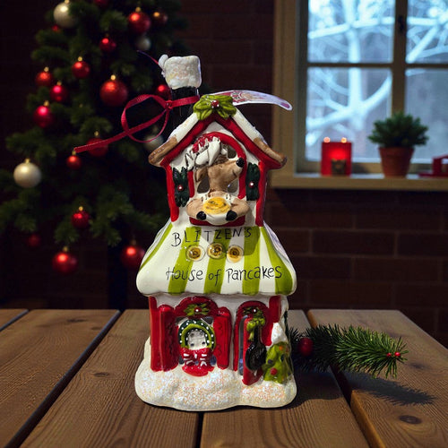 Blitzen's House of Pancakes Tealight Candle House