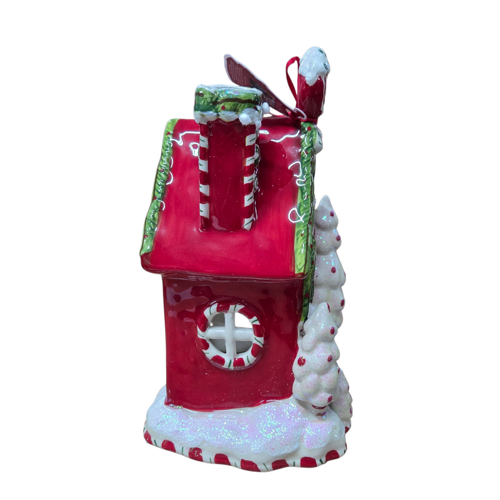 Christmas Candy Cane Inn Candle House - view 3