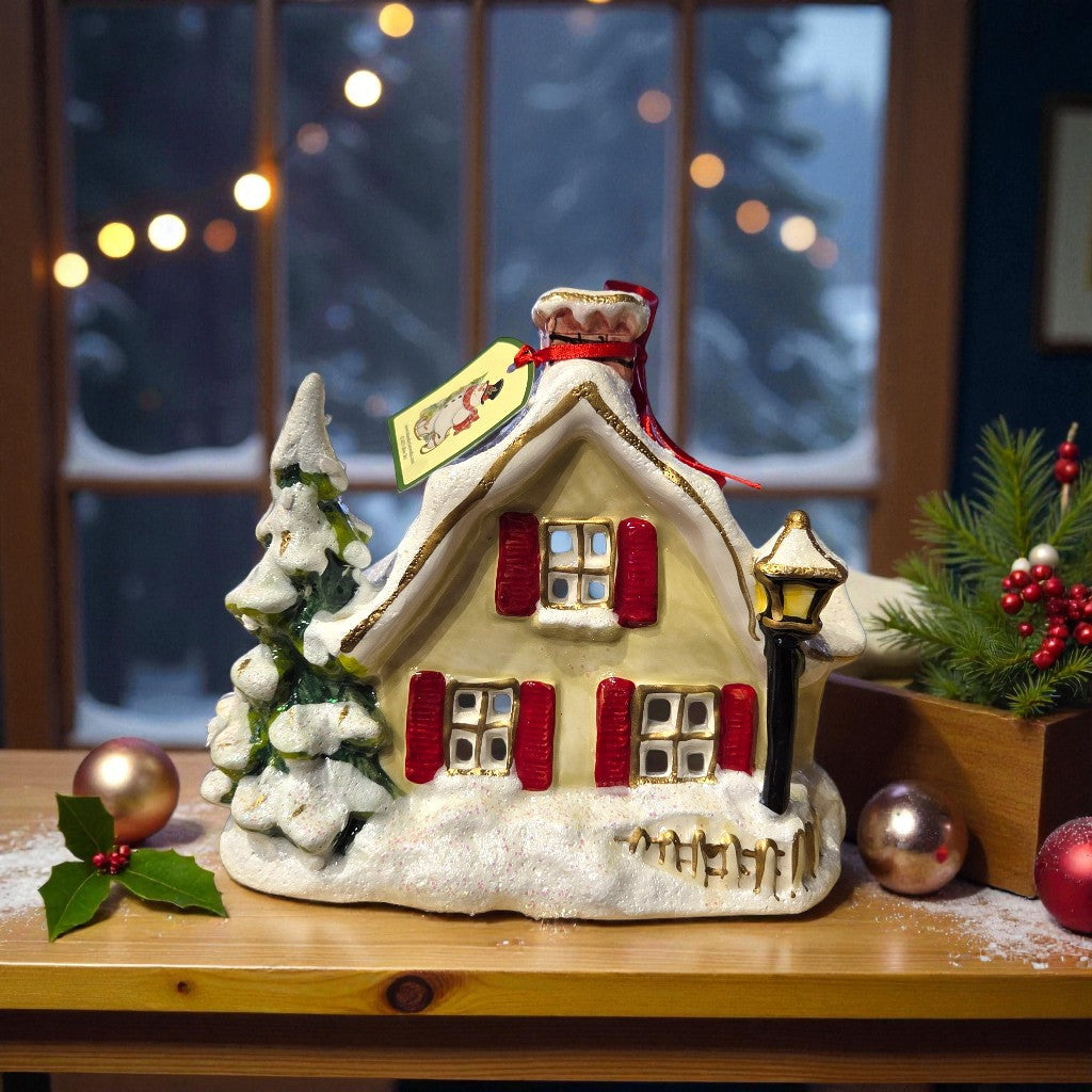 Snowy Candle House