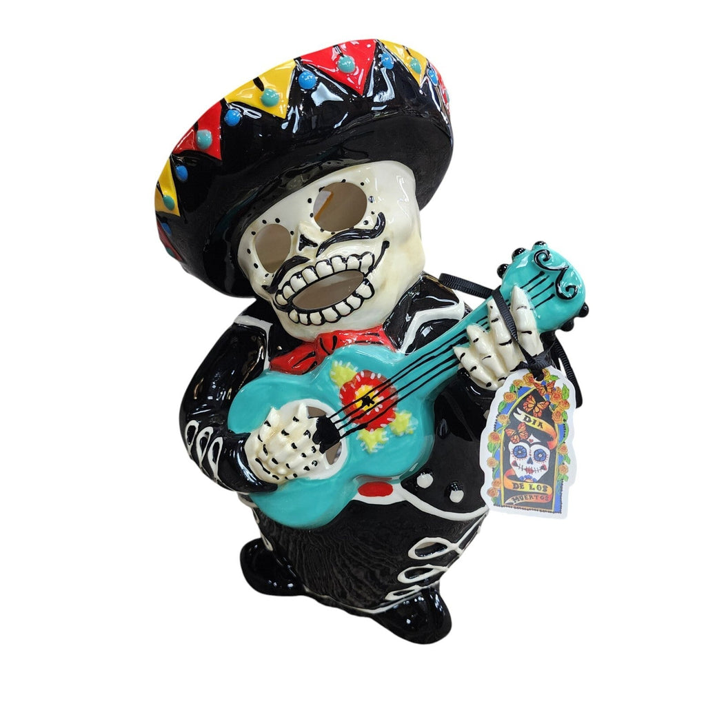 Day Of The Dead Mariachi Skeleton Candle House - view 3
