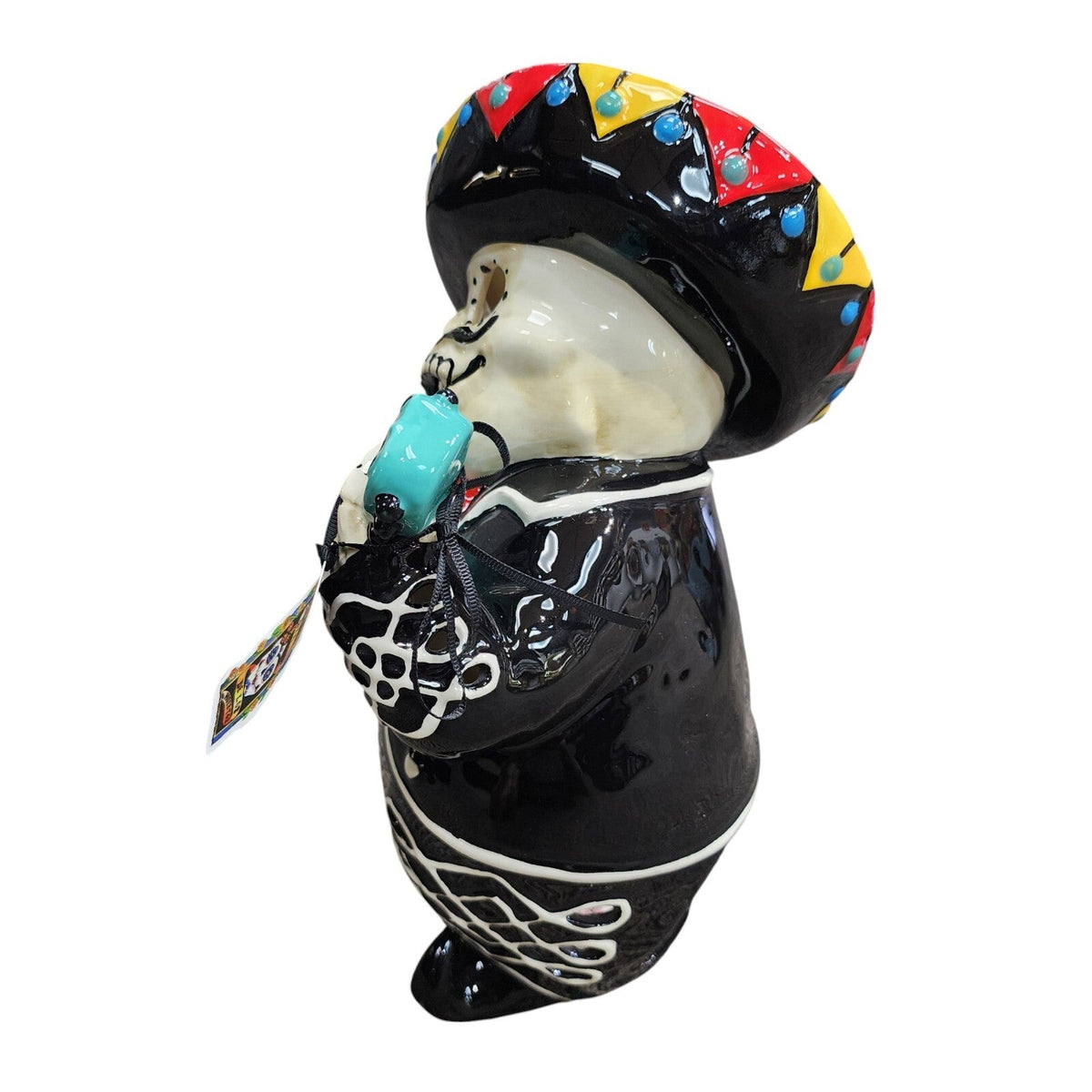 Day Of The Dead Mariachi Skeleton Candle House - view 5