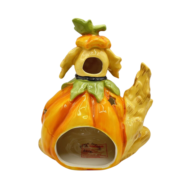 Jack-O-Lantern Pumpkin Dog Candle House - view 3