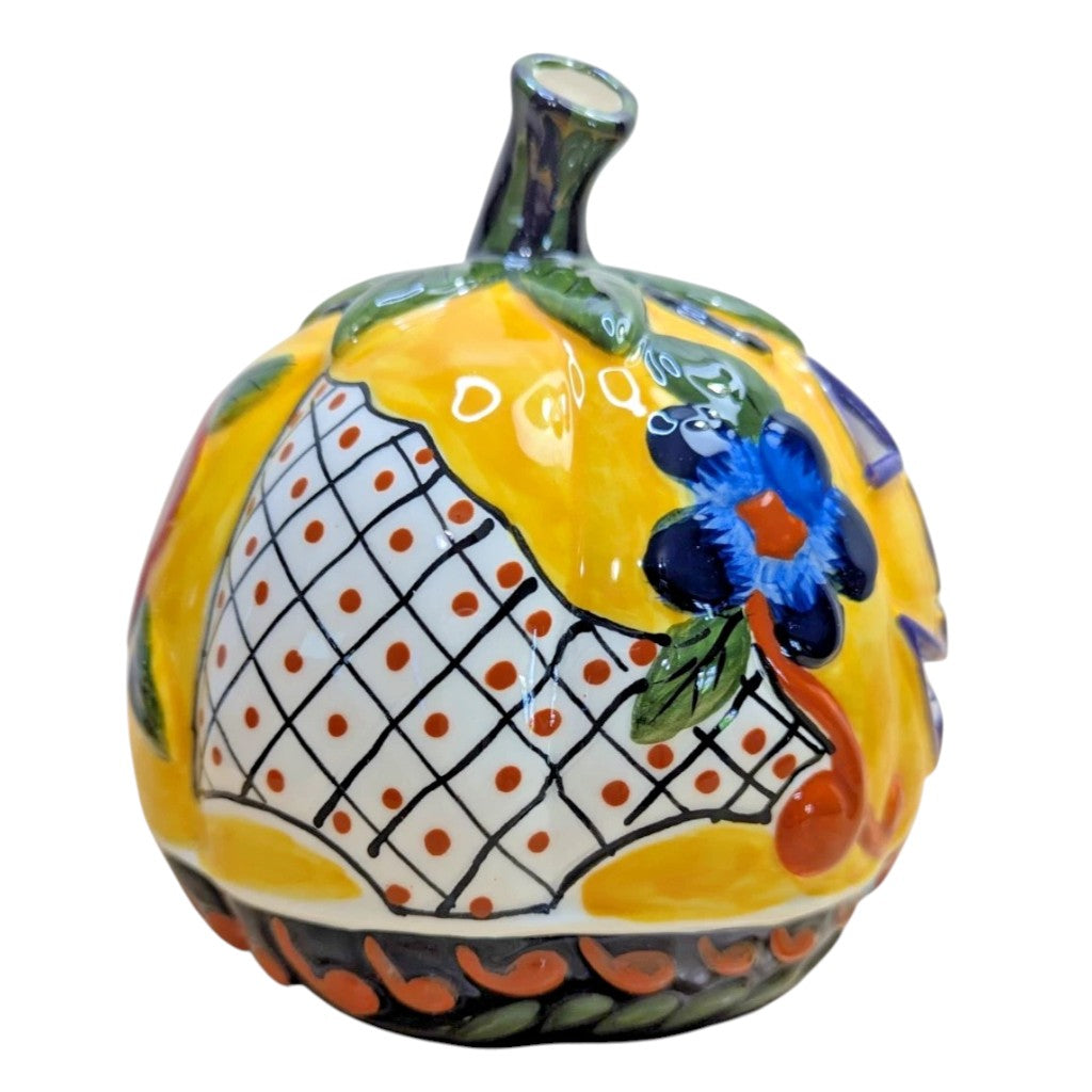 Talavara Pumpkin Tealight Candle House - view 3