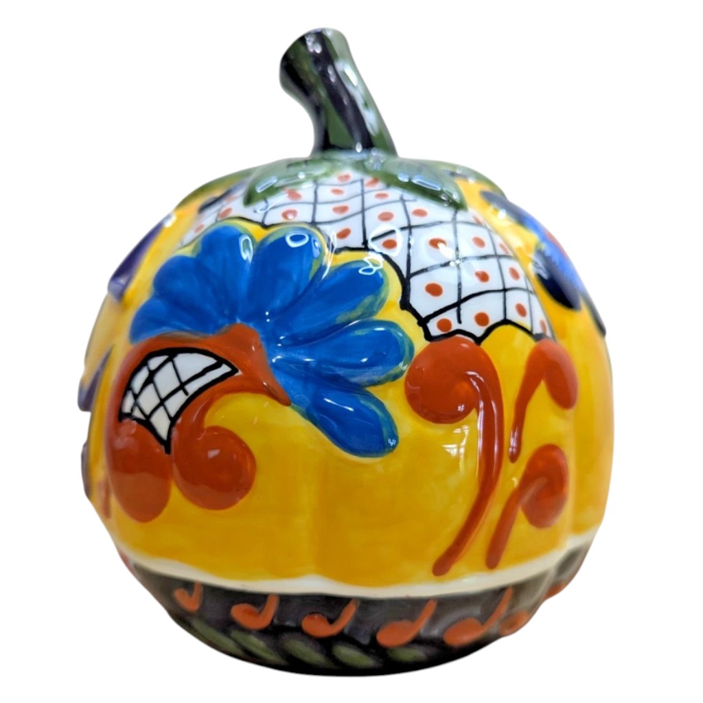 Talavara Pumpkin Tealight Candle House - view 4