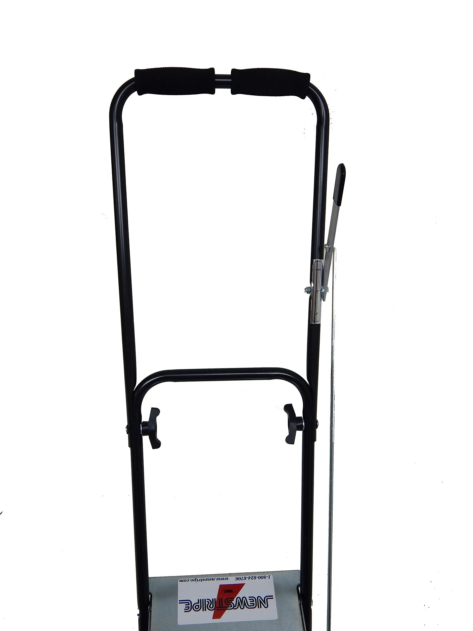 Newstripe NewLiner HD 50 lb Heavy Duty Dry Line Marker (Part #10001744) | Precision 2" or 4" Lines | Galvanized Steel | 10" Pneumatic Tires | For Baseball, Tracks & Events | Made in USA