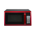Hamilton Beach Red Stainless Steel Microwave Oven 0.9 Cu. Ft., 900W, LED Display