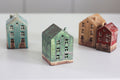 Pastel Green Pottery Candle House