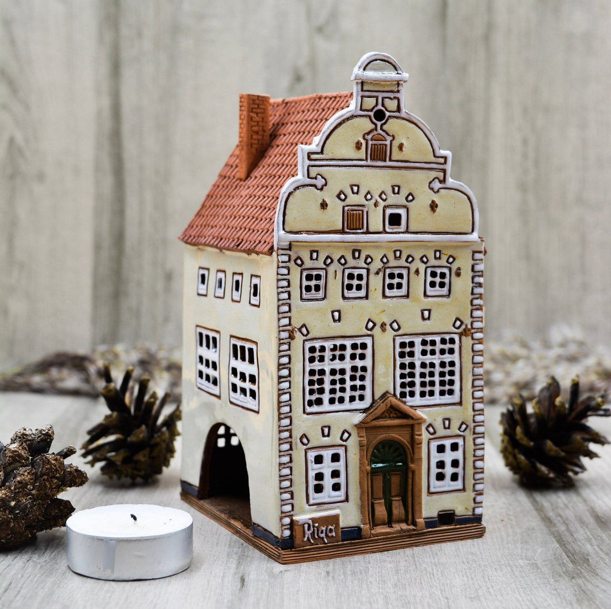 Cream Old Town Manor Candle House