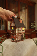 Leaning Timber House Candle House