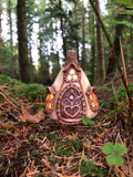 White Pumpkin Fairy House Lantern