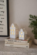 Scandinavian Village Candle House Set