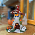 Witch House Ceramic Luminary