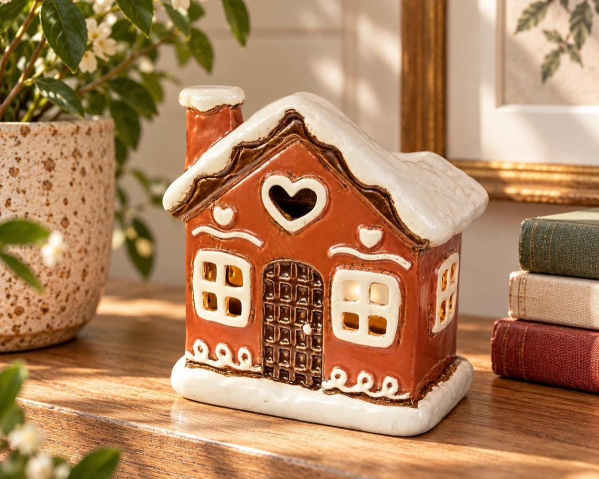 Gingerbread Cottage Tealight House