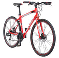 Schwinn Kempo Men's Hybrid Bike, 21-Speed, 700c, Aluminum Frame, Red